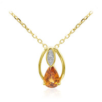 9K Spessartite Gold Necklace