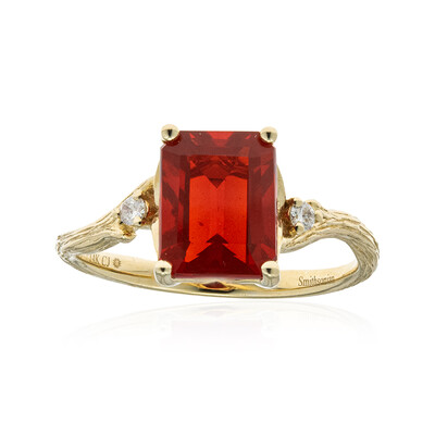 14K Mexican Fire Opal Gold Ring (Smithsonian)