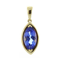 14K AAA Tanzanite Gold Pendant (CIRARI)