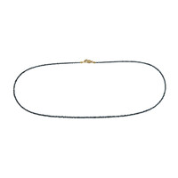 9K Blue Diamond Gold Necklace (CUSTODANA)