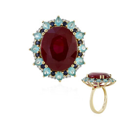 18K Madagascar Ruby Gold Ring (D'vyere)