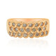 14K SI1 Argyle Rose De France Diamond Gold Ring (Annette)