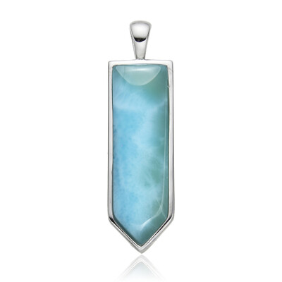 Larimar Silver Pendant