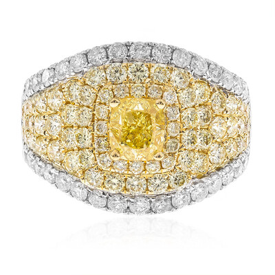 18K SI2 Yellow Diamond Gold Ring (CIRARI)
