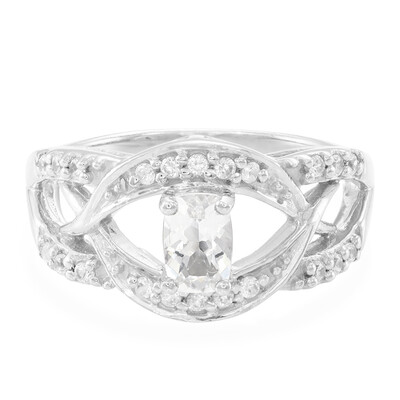 Himalayan Beryl Silver Ring