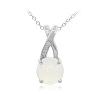 Welo Opal Silver Necklace