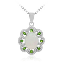Welo Opal Silver Necklace