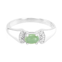 Imperial Chrysoprase Silver Ring