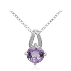 Amethyst Silver Necklace