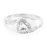 Goshenite Silver Ring