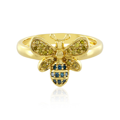 PK Diamant-Silberring