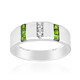 Russian Diopside Silver Ring