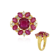 Madagascar Ruby Silver Ring