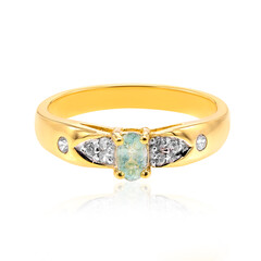 Brazilian Paraiba Tourmaline Silver Ring
