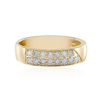 9K I2 (H) Diamond Gold Ring (de Melo)