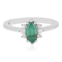 Socoto Emerald Silver Ring