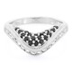 White Sapphire Silver Ring