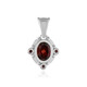 Mozambique Garnet Silver Pendant