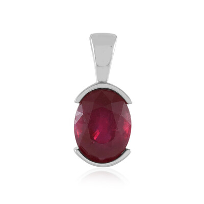 Madagascar Ruby Silver Pendant