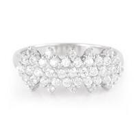 Zircon Silver Ring