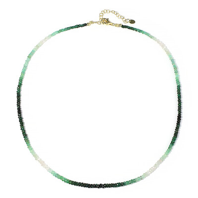 Brazilian Emerald Silver Necklace