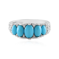 Sleeping Beauty Turquoise Silver Ring
