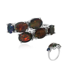 Mezezo Opal Silver Ring