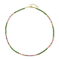 Russian Diopside Silver Necklace