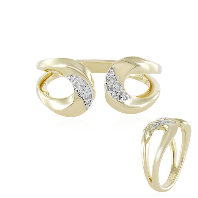 9K I1 (I) Diamond Gold Ring (de Melo)