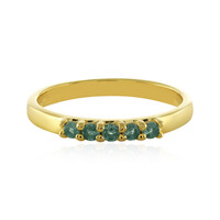 Indicolite Silver Ring