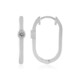 Zircon Silver Earrings