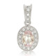 Pink Cuprian Tourmaline Silver Pendant