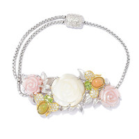 Mother of Pearl Silver Bracelet (Dallas Prince Designs)