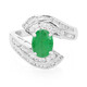 Bahia Emerald Silver Ring