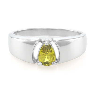 Brazilian Chrysoberyl Silver Ring
