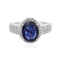 Madagascar Blue Sapphire Silver Ring