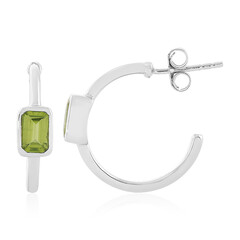 Peridot Silver Earrings