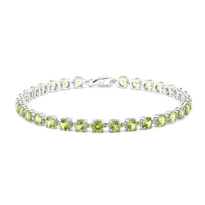 Burmese Peridot Silver Bracelet