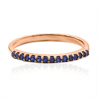 9K Blue Sapphire Gold Ring