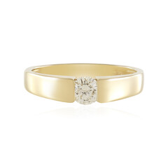 9K I2 Brown Diamond Gold Ring