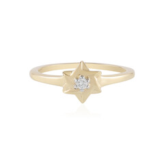 9K SI1 (H) Diamond Gold Ring