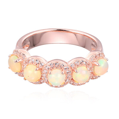 Australian Opal Silver Ring