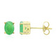 Bahia Emerald Silver Earrings
