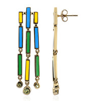 Peridot Silver Earrings