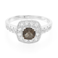 Smoky Quartz Silver Ring