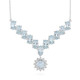Brazilian Aquamarine Silver Necklace