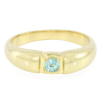Fluoro Green Apatite Silver Ring