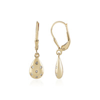 I3 (J) Diamond Silver Earrings
