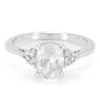 Petalite Silver Ring