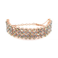Copper Maniry Labradorite Silver Bracelet (KM by Juwelo)